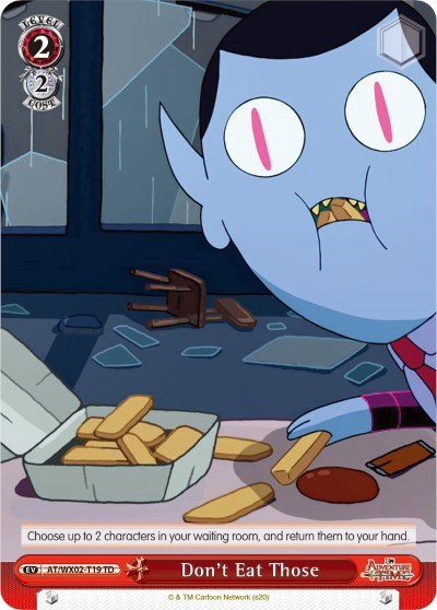 Don't Eat Those AT/WX02-T19 TD