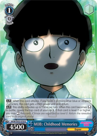 MOB: Childhood Memories MOB/SX02-078 R