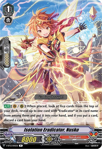 Isolation Eradicator, Nusku [V Format] V-BT12/045EN