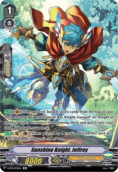 Sunshine Knight, Jeffrey [V Format] V-BT12/SP21EN