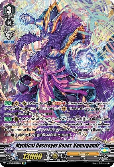 Mythical Destroyer Beast, Vanargandr [V Format] V-BT12/SP22EN