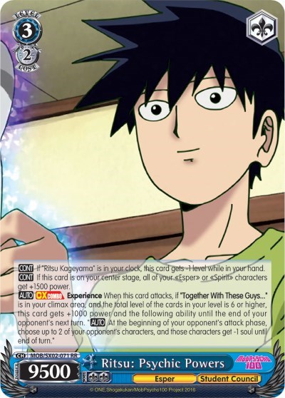 Ritsu: Psychic Powers MOB/SX02-071 RR