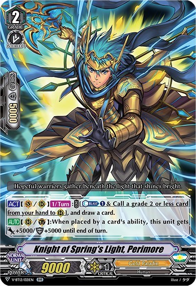 Knight of Spring's Light, Perimore [V Format] V-BT12/021EN