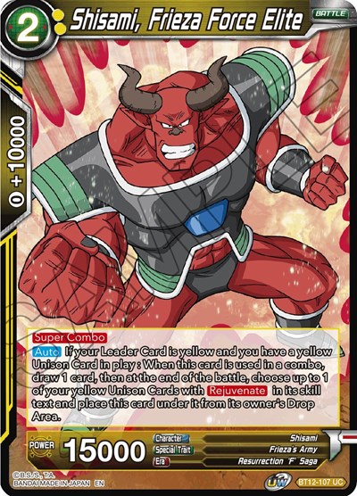 Shisami, Frieza Force Elite BT12-107