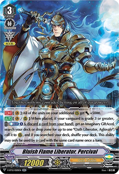Bluish Flame Liberator, Percival [V Format] V-BT12/020EN