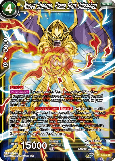 Nuova Shenron, Flame Shot Unleashed BT12-109