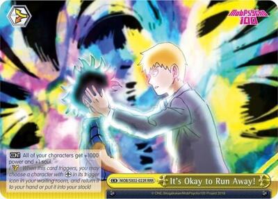 It's Okay to Run Away! MOB/SX02-022R RRR