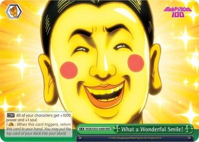 What a Wonderful Smile! MOB/SX02-046R RRR