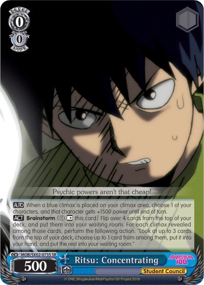 Ritsu: Concentrating MOB/SX02-073S SR