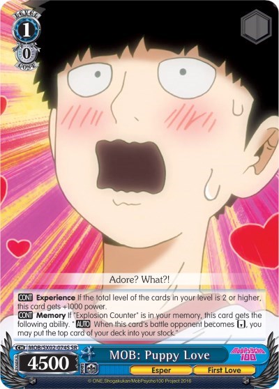 MOB: Puppy Love MOB/SX02-074S SR