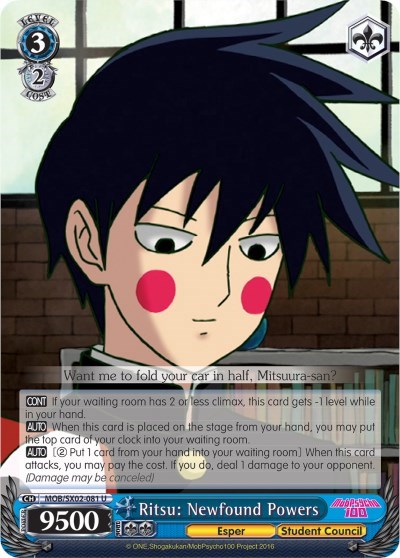 Ritsu: Newfound Powers MOB/SX02-081 U