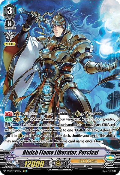 Bluish Flame Liberator, Percival [V Format] V-BT12/SP17EN