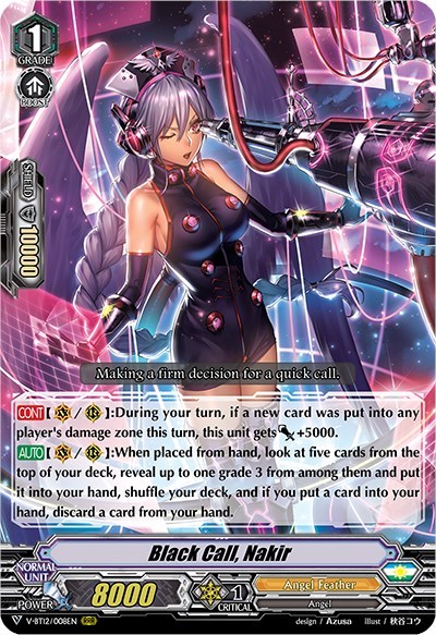Black Call, Nakir [V Format] V-BT12/008EN