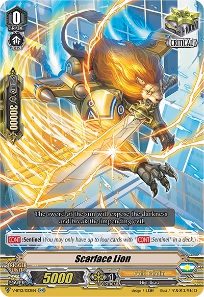Scarface Lion [V Format] V-BT12/023EN