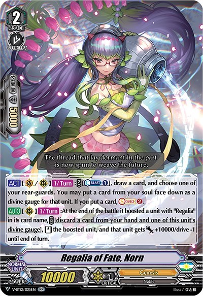 Regalia of Fate, Norn [V Format] V-BT12/025EN