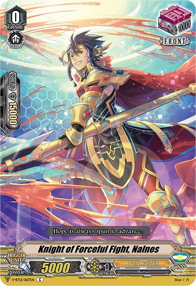 Knight of Forceful Fight, Nalnes [V Format] V-BT12/067EN