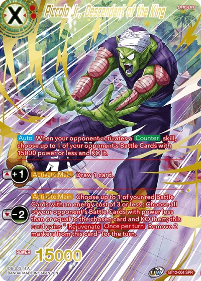 Piccolo Jr., Descendant of the King BT12-004