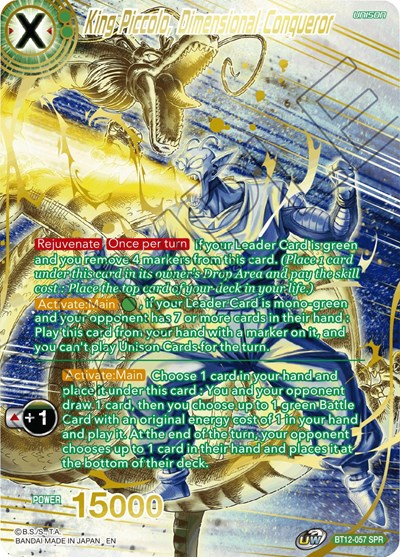 King Piccolo, Dimensional Conqueror BT12-057
