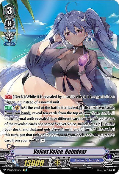 Velvet Voice, Raindear [V Format] V-EB15/SP26EN