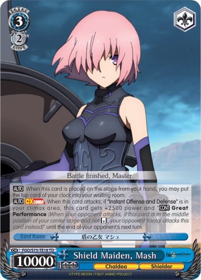 Shield Maiden, Mash FGO/S75-TE18 TD