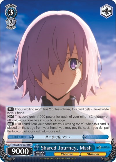 Shared Journey, Mash FGO/S75-E078 RR