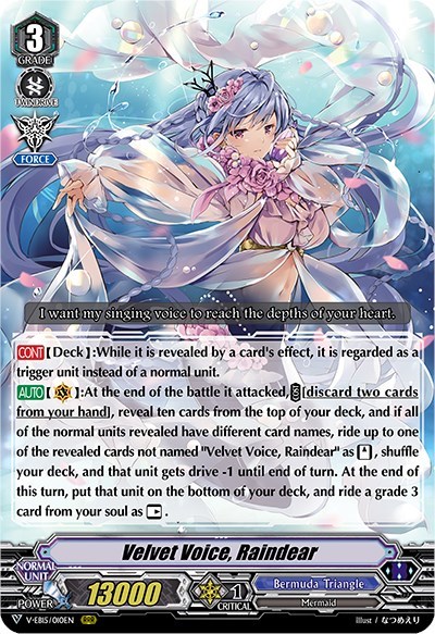 Velvet Voice, Raindear [V Format] V-EB15/010EN