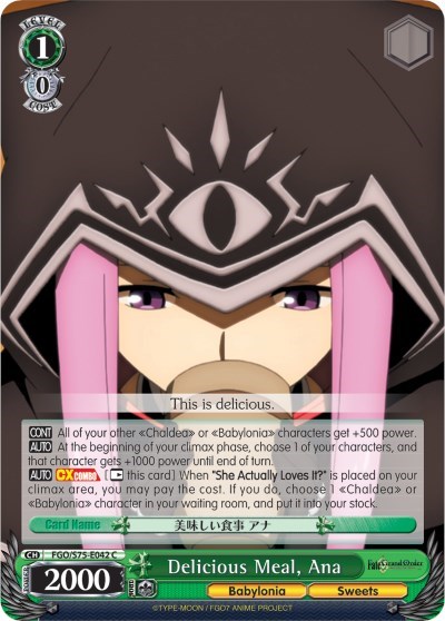 Delicious Meal, Ana FGO/S75-E042 C