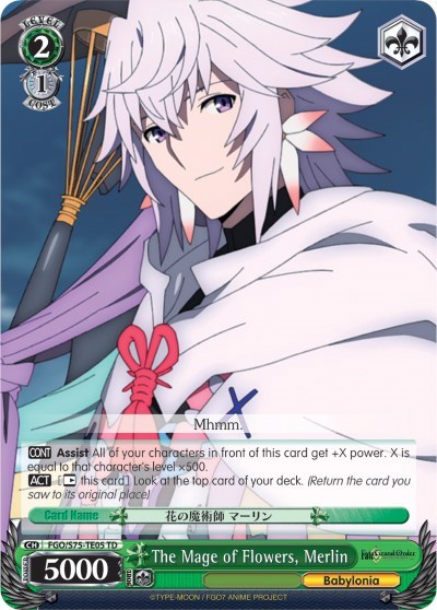 The Mage of Flowers, Merlin FGO/S75-TE05 TD