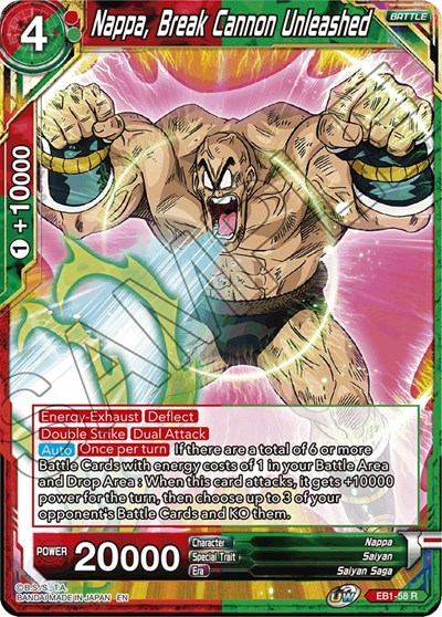 Nappa, Break Cannon Unleashed EB1-58