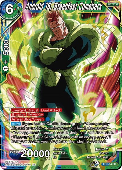 Android 16, Steadfast Comeback EB1-64