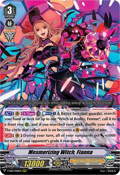 Mesmerizing Witch, Fianna [V Format] V-SS07/008EN