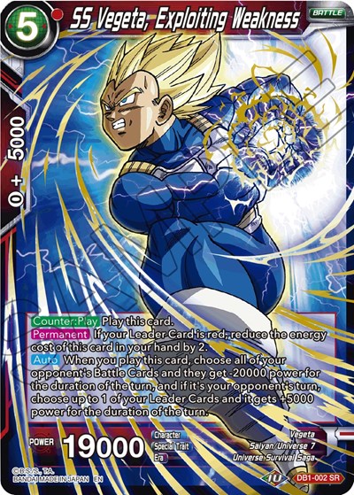 SS Vegeta, Exploiting Weakness DB1-002