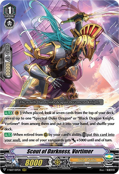 Scout of Darkness, Vortimer [V Format] V-SS07/017EN