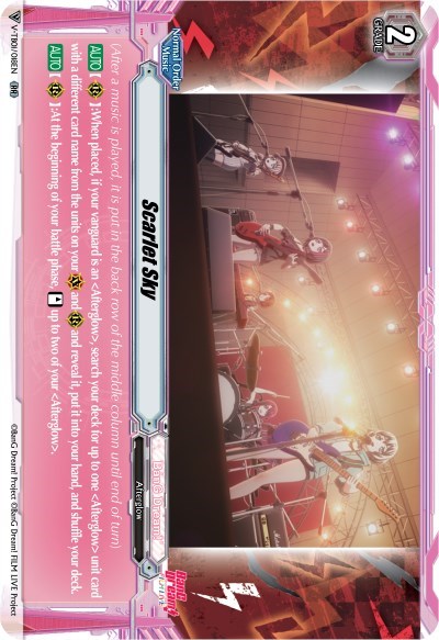 Scarlet Sky [V Format] V-TB01/018EN