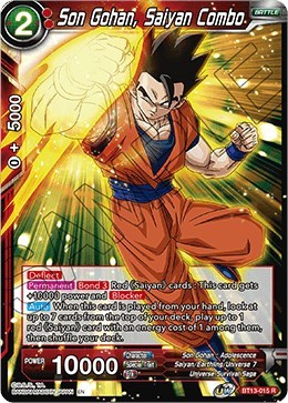 Son Gohan, Saiyan Combo BT13-015