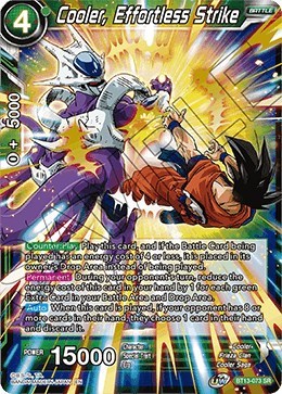 Cooler, Effortless Strike BT13-073