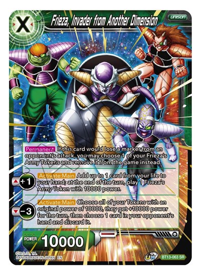 Frieza, Invader from Another Dimension BT13-063