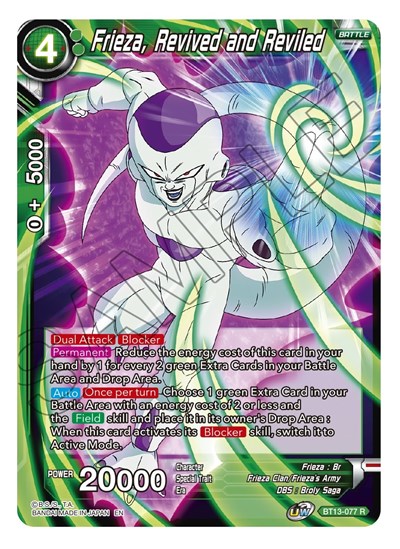 Frieza, Revived and Reviled BT13-077