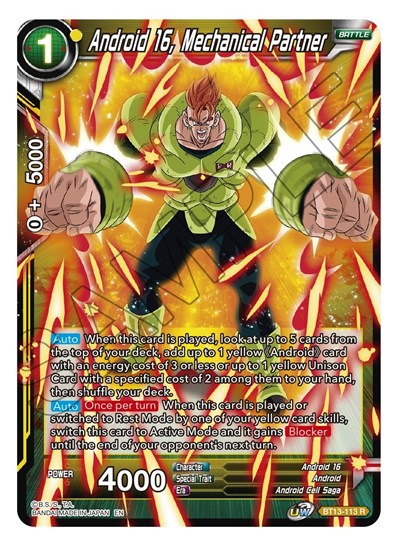 Android 16, Mechanical Partner BT13-113