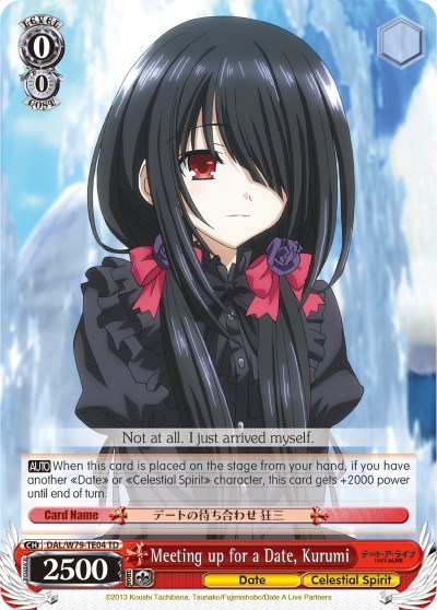 Meeting up for a Date, Kurumi DAL/W79-TE04 TD