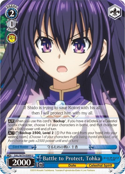 Battle to Protect, Tohka DAL/W79-E089 U