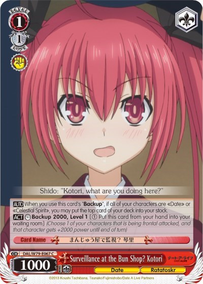 Surveillance at the Bun Shop? Kotori DAL/W79-E067 C
