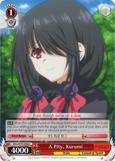 A Pity, Kurumi DAL/W79-E066 C