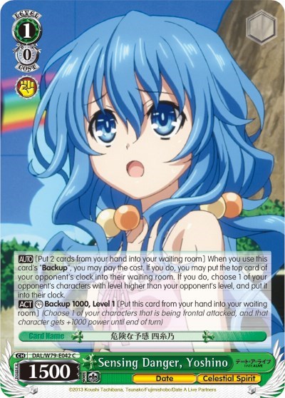Sensing Danger, Yoshino DAL/W79-E042 C