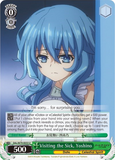 Visiting the Sick, Yoshino DAL/W79-E033 U