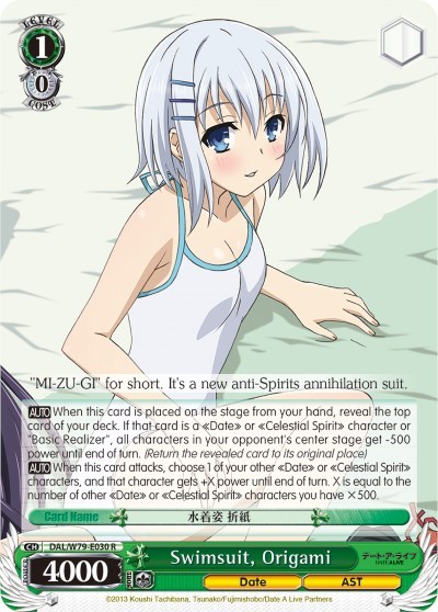 Swimsuit, Origami DAL/W79-E030 R