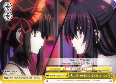 Obstructing Existence DAL/W79-E025 CC
