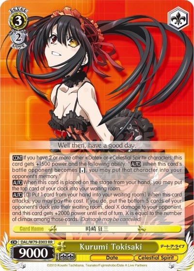 Kurumi Tokisaki DAL/W79-E003 RR