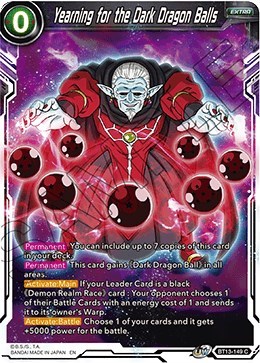 Yearning for the Dark Dragon Balls BT13-149