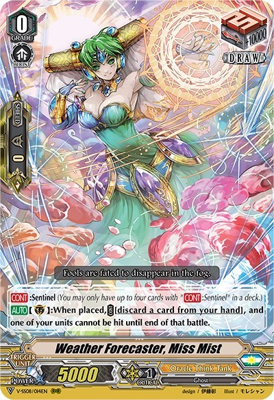 Weather Forecaster, Miss Mist [V Format] V-SS08/014EN